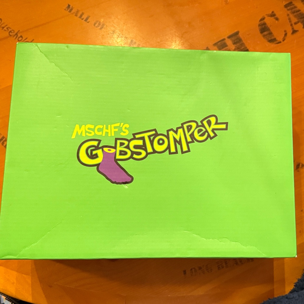 MSCHF's Gobstomper sneakers - Bright Lime Green